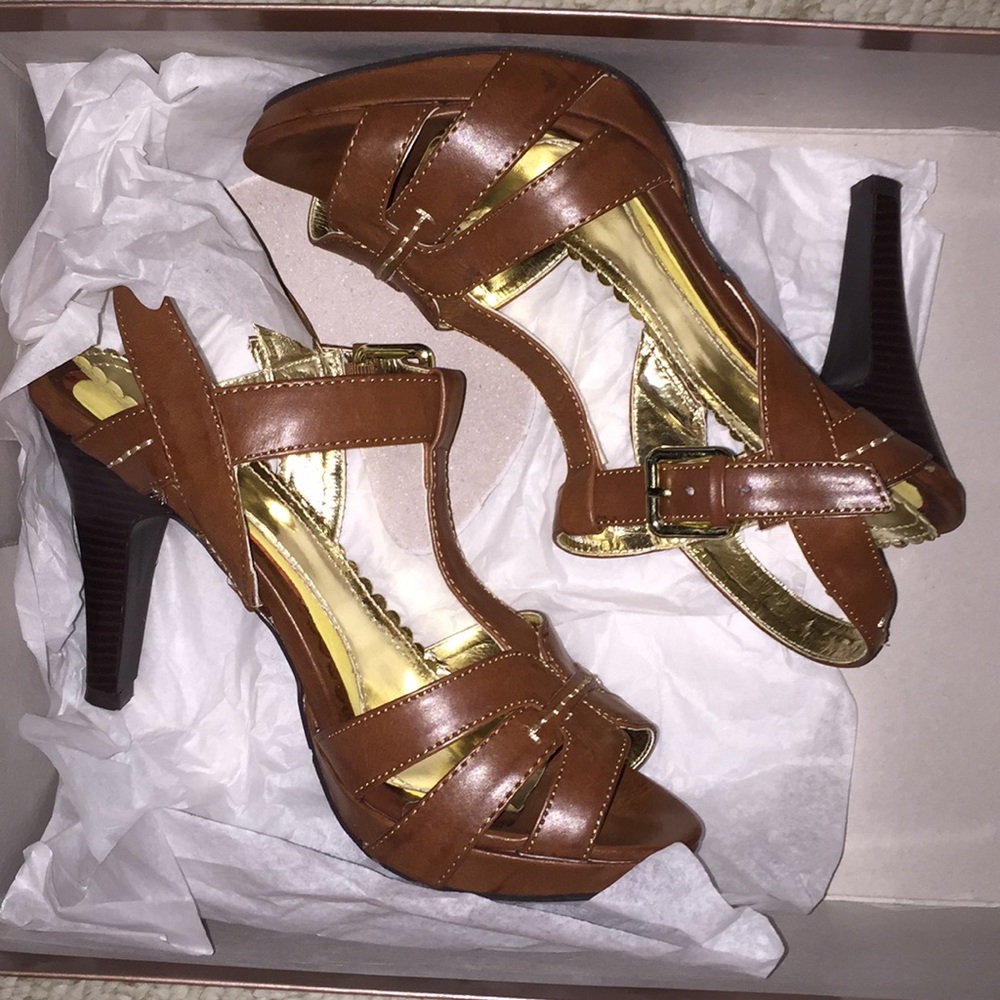 Brittany T-Strap heels